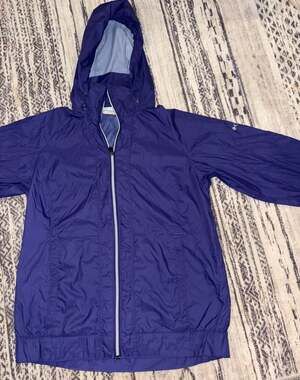 Columbia Women's Switchback II Hooded Rain Jacket Purple S